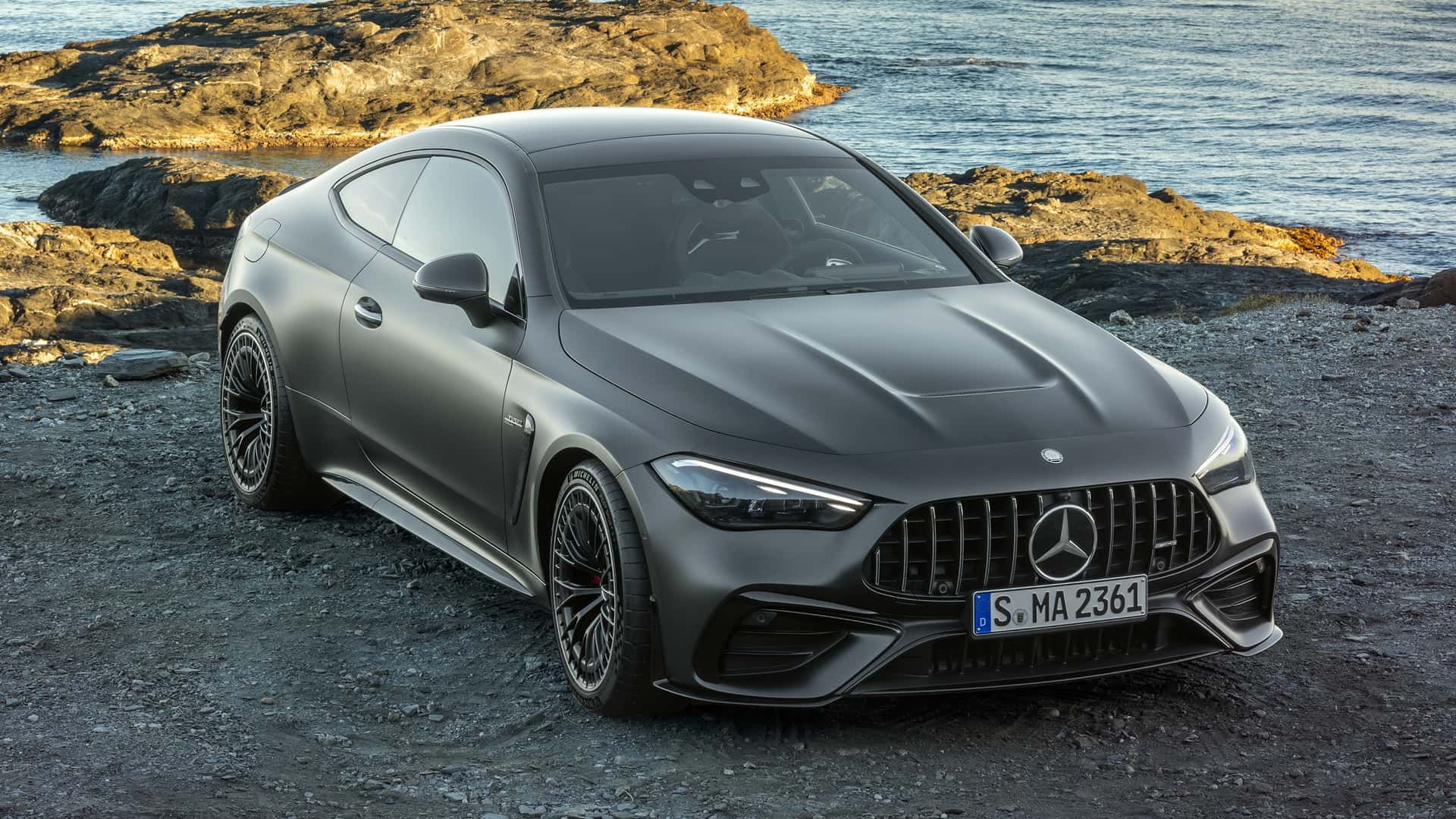 MercedesAMG CLE 53 Coupe 2024, nadi inline6, 443 hp, 600 Nm Careta